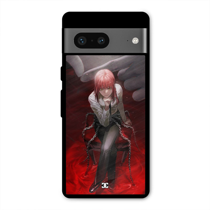Makima Chains Google Pixel 7 Mobile Back Cover - Anime PrintShield Case