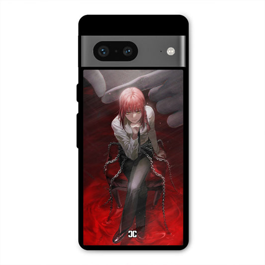 Makima Chains Google Pixel 7 Mobile Back Cover - Anime PrintShield Case