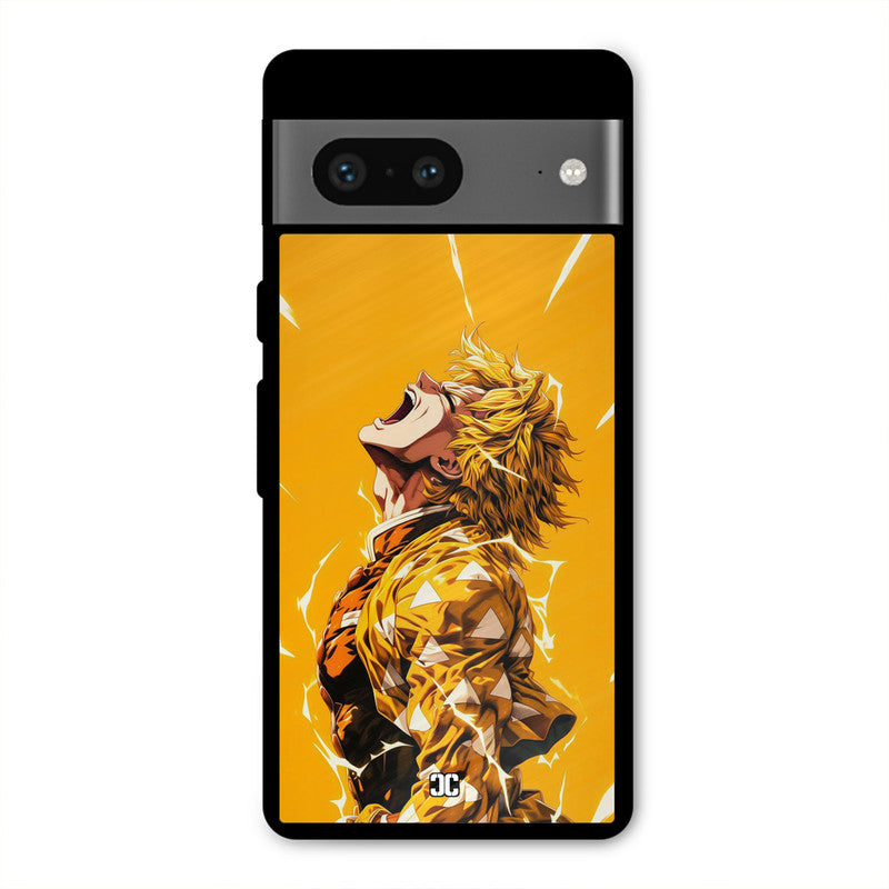 Shouting Zenitsu Google Pixel 7 Mobile Back Cover - Anime PrintShield Case