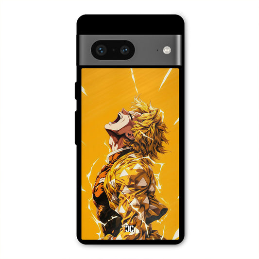 Shouting Zenitsu Google Pixel 7 Mobile Back Cover - Anime PrintShield Case