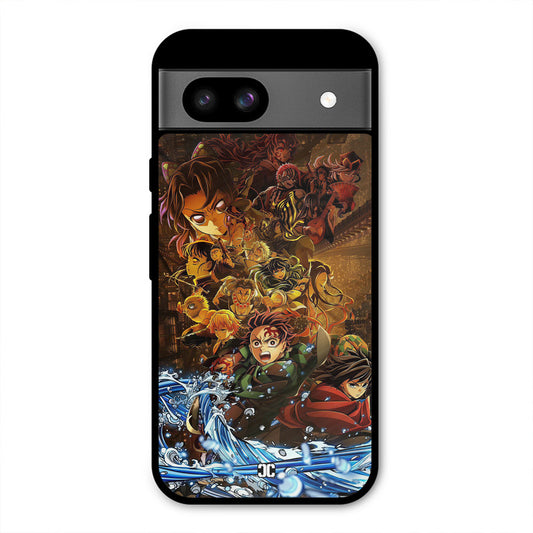 Demon Slayers Google Pixel 8a Mobile Back Cover - Anime PrintShield Case