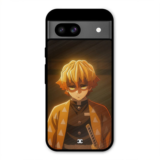Thunderboy Zenitsu Google Pixel 8a Mobile Back Cover - Anime PrintShield Case