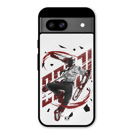 Chainsawman Typo Google Pixel 8a Mobile Back Cover - Anime PrintShield Case