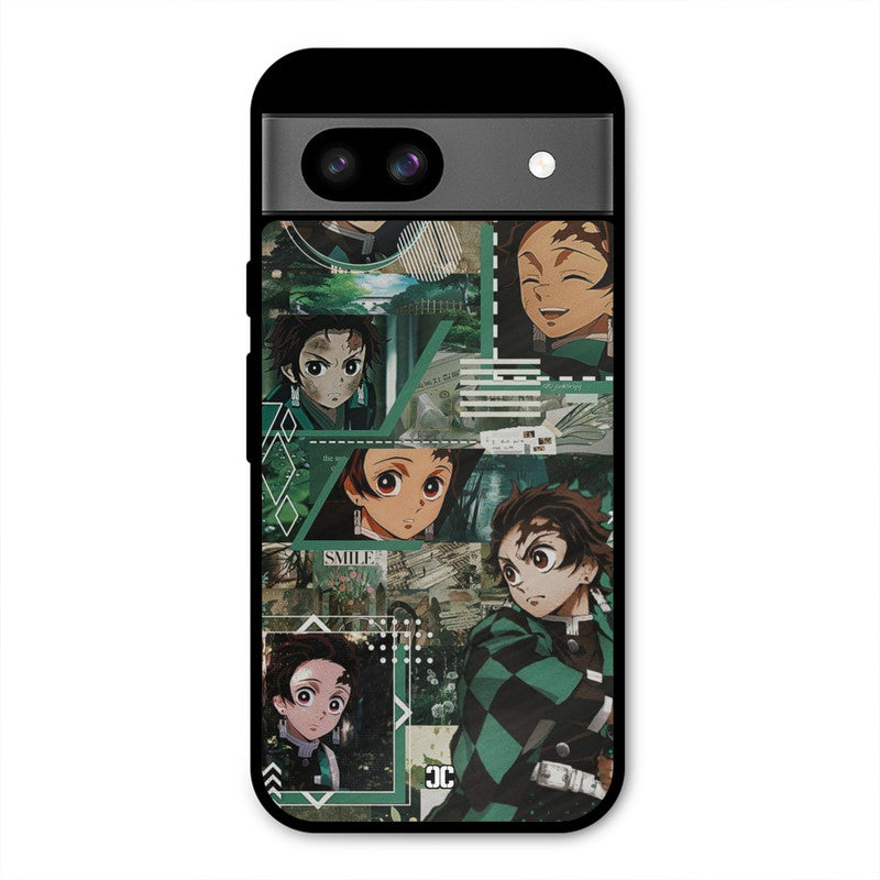 Tanjiro Thoughts Google Pixel 8a Mobile Back Cover - Anime PrintShield Case