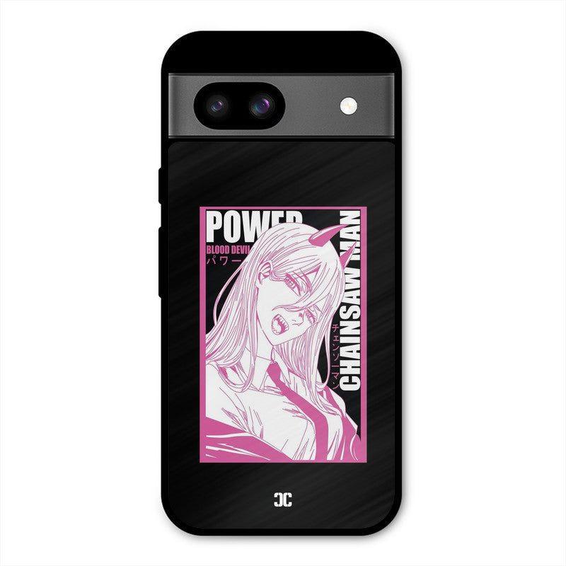Blood Devil Power Google Pixel 8a Mobile Back Cover - Anime PrintShield Case