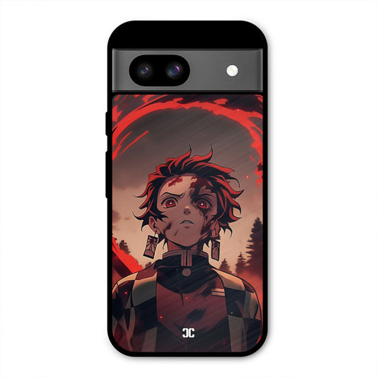 Raging Tanjiro Google Pixel 8a Mobile Back Cover - Anime PrintShield Case