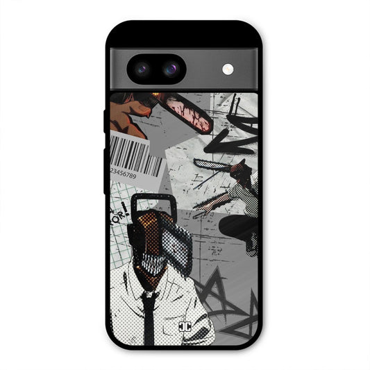 Denji Rage Google Pixel 8a Mobile Back Cover - Anime PrintShield Case