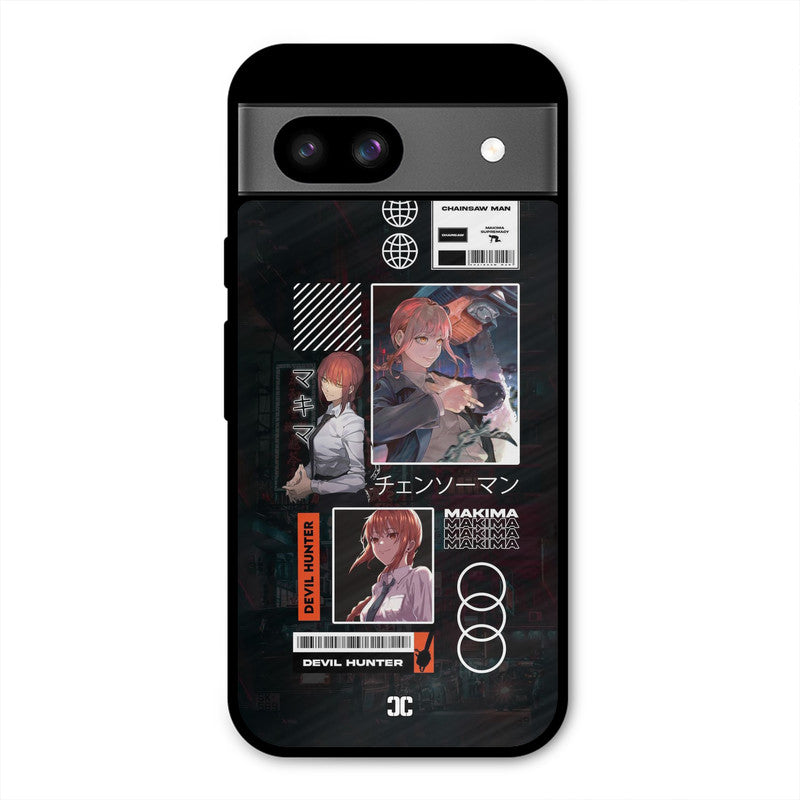 Devil Hunter Makima Google Pixel 8a Mobile Back Cover - Anime PrintShield Case