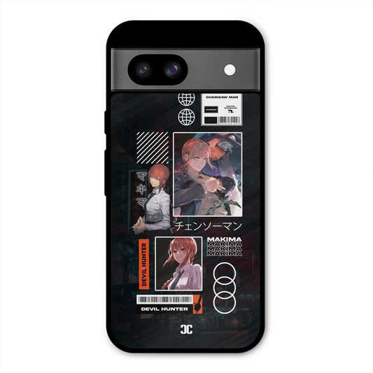 Devil Hunter Makima Google Pixel 8a Mobile Back Cover - Anime PrintShield Case