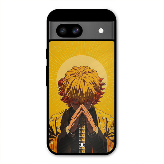 Calm Zenitsu Google Pixel 8a Mobile Back Cover - Anime PrintShield Case