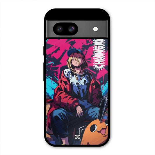 Puchita with Power Google Pixel 8a Mobile Back Cover - Anime PrintShield Case