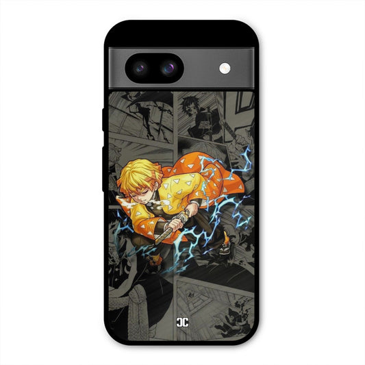 Zenitsu Manga Google Pixel 8a Mobile Back Cover - Anime PrintShield Case
