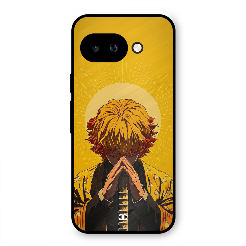 Calm Zenitsu Google Pixel 9A Mobile Back Cover - Anime PrintShield Case