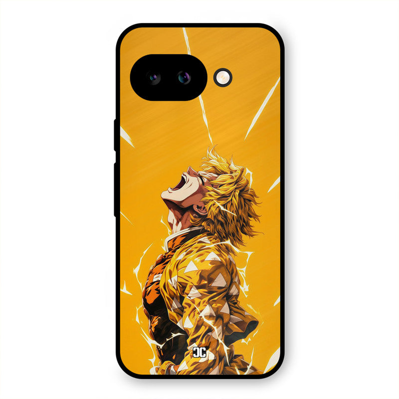 Shouting Zenitsu Google Pixel 9A Mobile Back Cover - Anime PrintShield Case