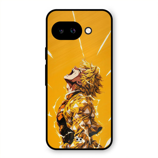 Shouting Zenitsu Google Pixel 9A Mobile Back Cover - Anime PrintShield Case