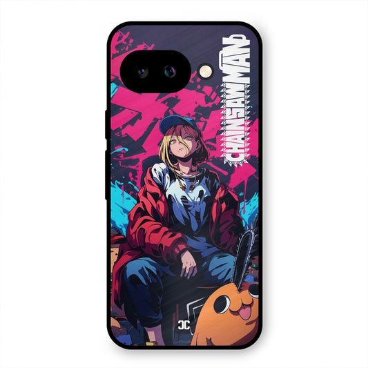Puchita with Power Google Pixel 9A Mobile Back Cover - Anime PrintShield Case
