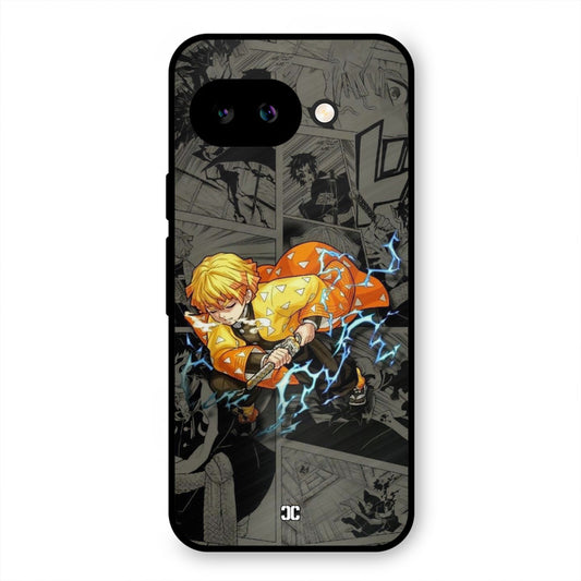 Zenitsu Manga Google Pixel 9A Mobile Back Cover - Anime PrintShield Case
