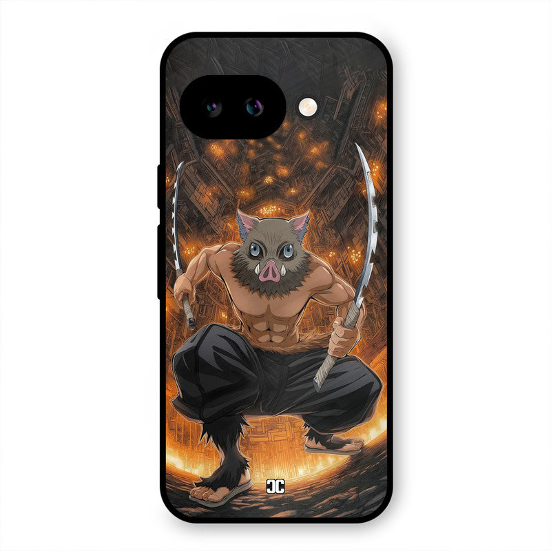 Inosuke Rage Google Pixel 9A Mobile Back Cover - Anime PrintShield Case