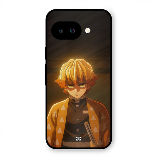 Thunderboy Zenitsu Google Pixel 9A Mobile Back Cover - Anime PrintShield Case