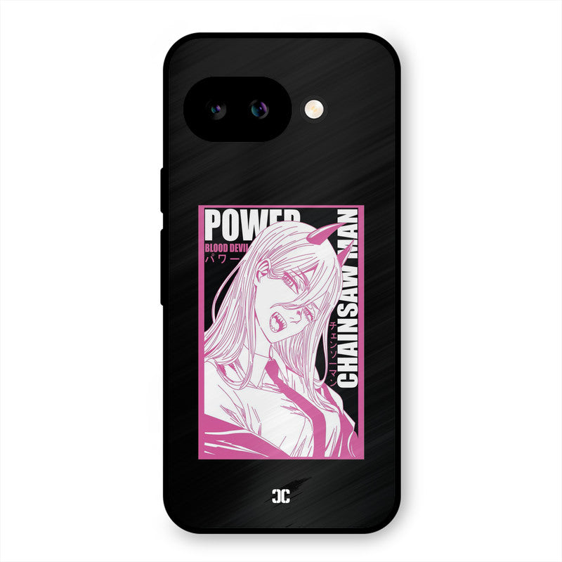Blood Devil Power Google Pixel 9A Mobile Back Cover - Anime PrintShield Case