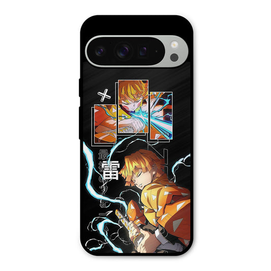 Aggressive Zenitsu Google Pixel 9 Pro XL Mobile Back Cover - Anime PrintShield Case