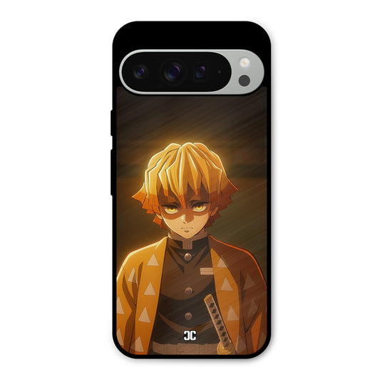 Thunderboy Zenitsu Google Pixel 9 Pro XL Mobile Back Cover - Anime PrintShield Case