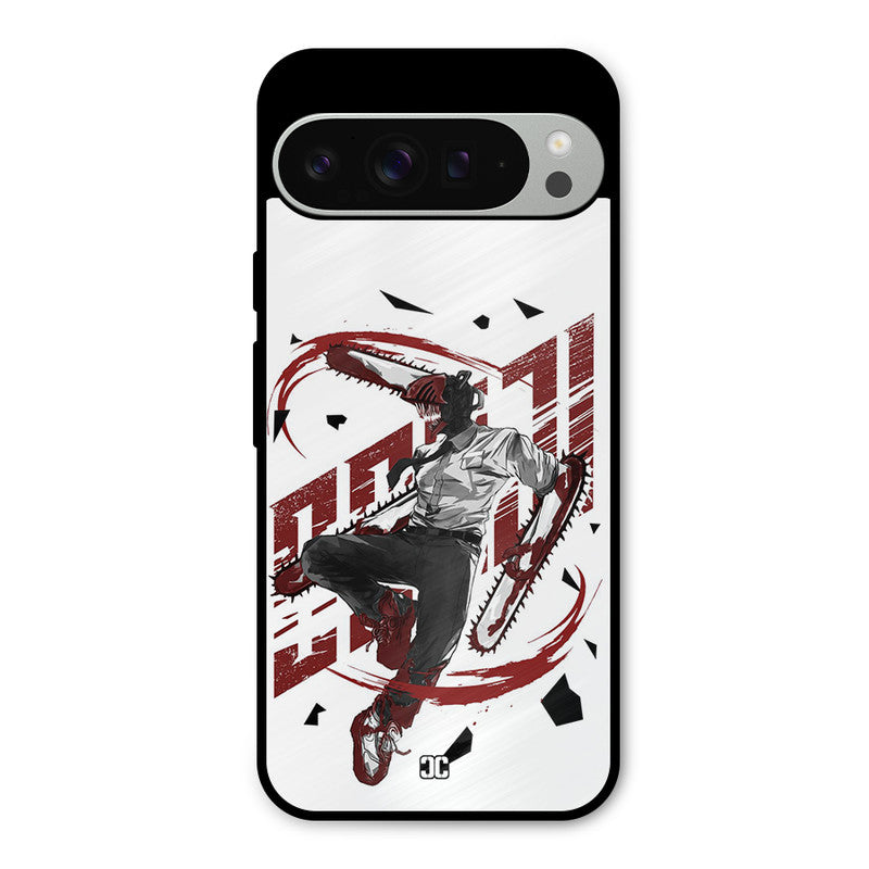 Chainsawman Typo Google Pixel 9 Pro XL Mobile Back Cover - Anime PrintShield Case