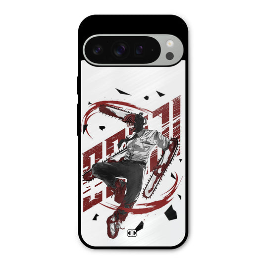 Chainsawman Typo Google Pixel 9 Pro XL Mobile Back Cover - Anime PrintShield Case