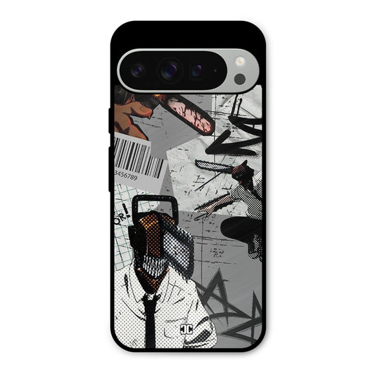 Denji Rage Google Pixel 9 Pro XL Mobile Back Cover - Anime PrintShield Case
