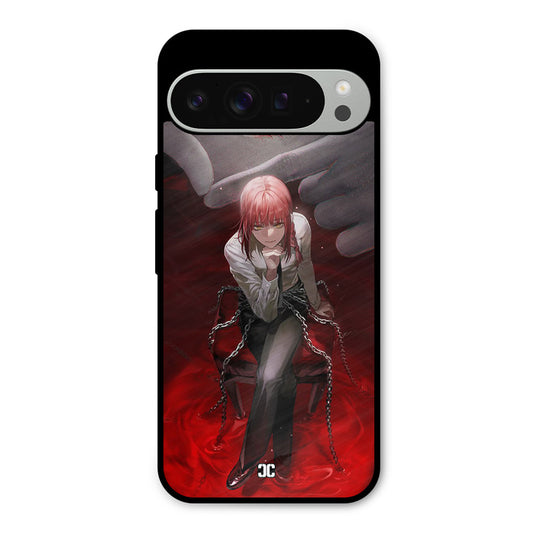 Makima Chains Google Pixel 9 Pro XL Mobile Back Cover - Anime PrintShield Case