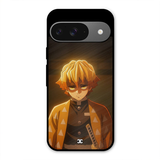 Thunderboy Zenitsu Google Pixel 9 Mobile Back Cover - Anime PrintShield Case