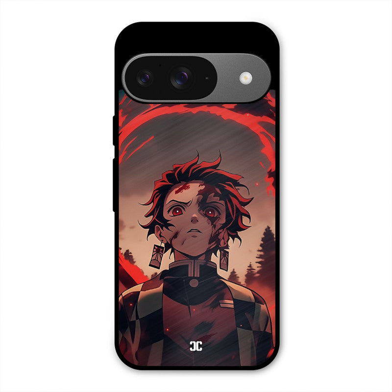Raging Tanjiro Google Pixel 9 Mobile Back Cover - Anime PrintShield Case