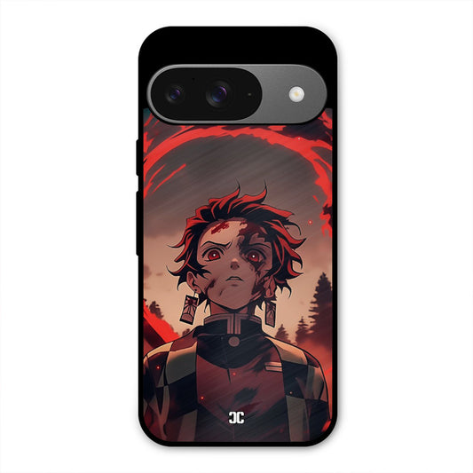 Raging Tanjiro Google Pixel 9 Mobile Back Cover - Anime PrintShield Case