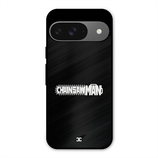 Chainsaw Logo Google Pixel 9 Mobile Back Cover - Anime PrintShield Case