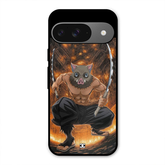 Inosuke Rage Google Pixel 9 Mobile Back Cover - Anime PrintShield Case