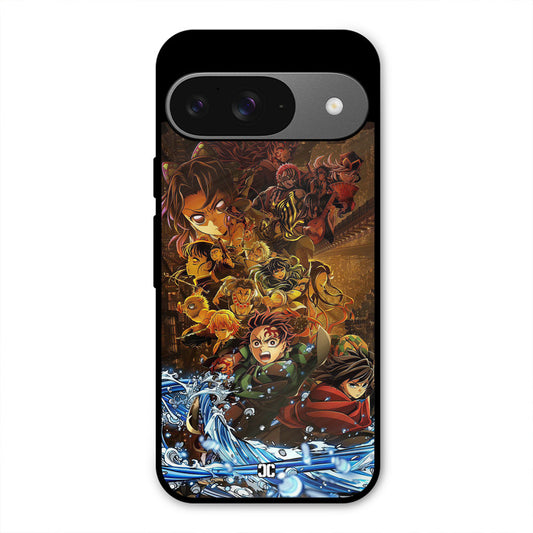 Demon Slayers Google Pixel 9 Mobile Back Cover - Anime PrintShield Case