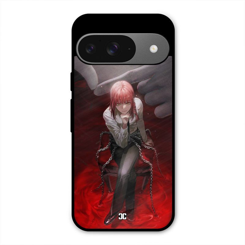 Makima Chains Google Pixel 9 Mobile Back Cover - Anime PrintShield Case