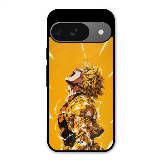 Shouting Zenitsu Google Pixel 9 Mobile Back Cover - Anime PrintShield Case