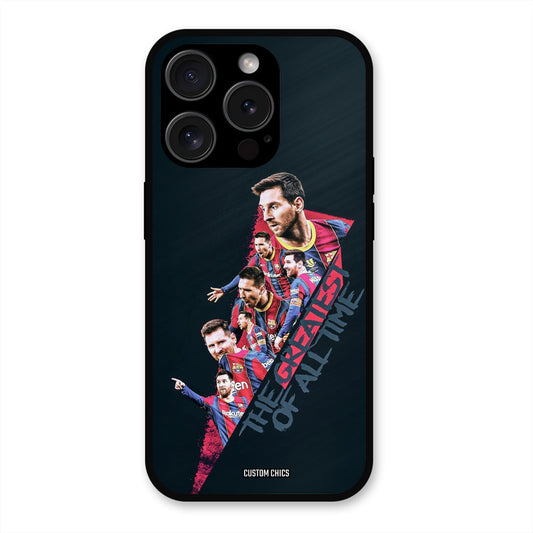 Greates Of All Time  iPhone 15 Pro Mobile Back Cover - Sports PrintShield Case