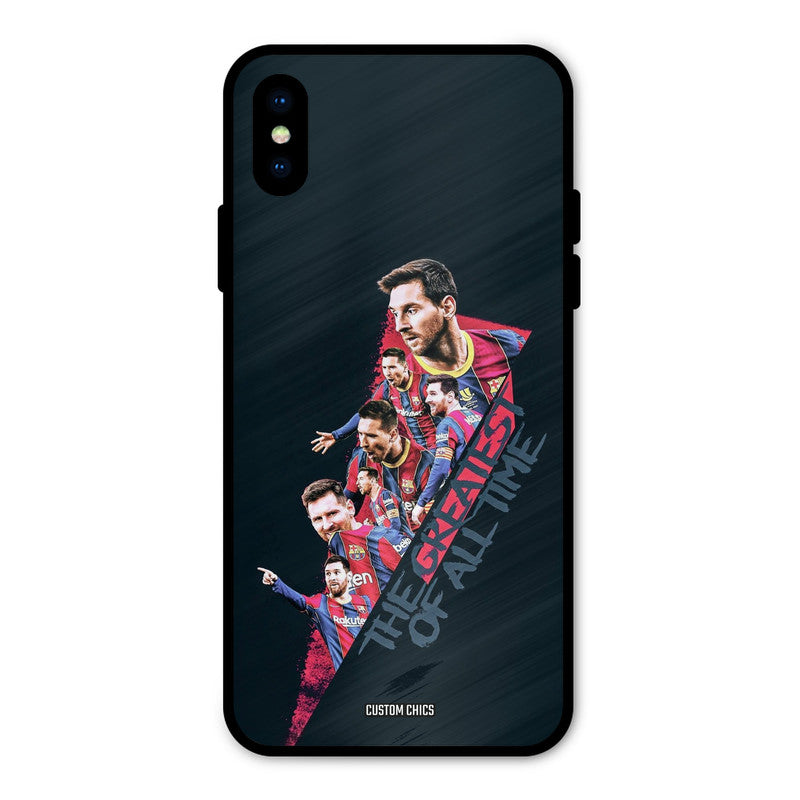 Greates Of All Time iPhone X Mobile Back Cover - Sports PrintShield Case