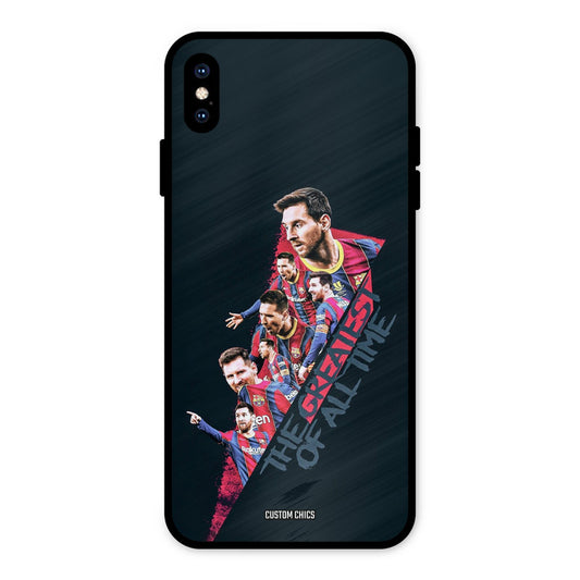 Greates Of All Time iPhone XS Max Mobile Back Cover - Sports PrintShield Case