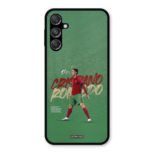 Green CR7 Star Samsung Galaxy M34 5G Mobile Back Cover - Sports PrintShield Case