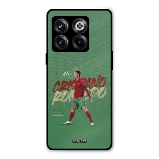 Green CR7 Star Oneplus 10T Mobile Back Cover - Sports PrintShield Case