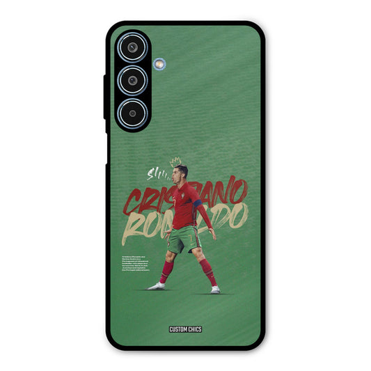 Green CR7 Star Samsung Galaxy M35 5G Mobile Back Cover - Sports PrintShield Case