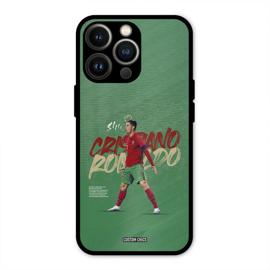 Green CR7 Star  iPhone 13 Pro Mobile Back Cover - Sports PrintShield Case