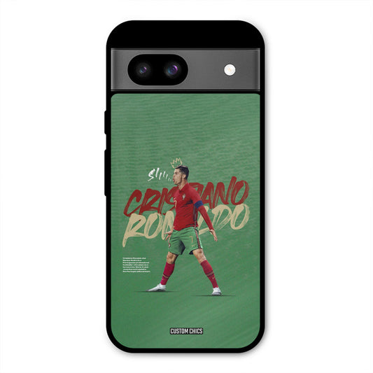Green CR7 Star Google Pixel 8a Mobile Back Cover - Sports PrintShield Case