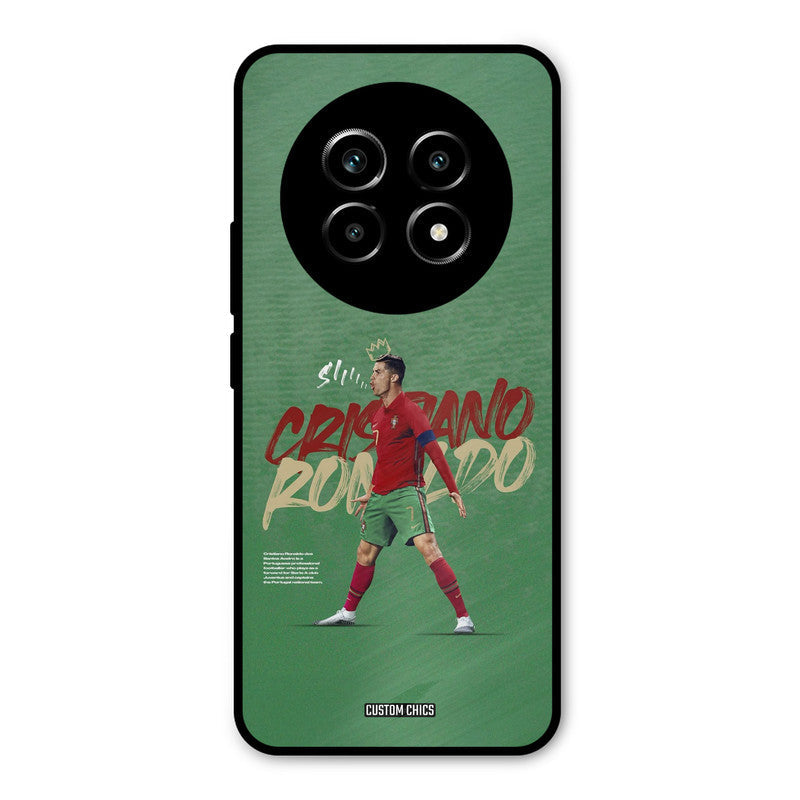 Green CR7 Star Realme 14 Pro lite Mobile Back Cover - Sports PrintShield Case