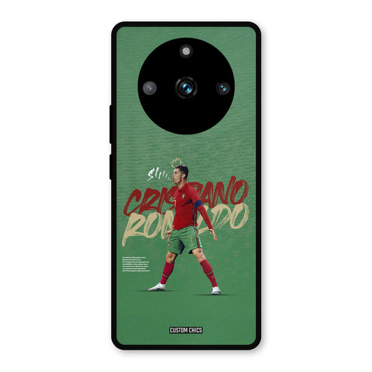 Green CR7 Star Realme Narzo 60 Pro Mobile Back Cover - Sports PrintShield Case