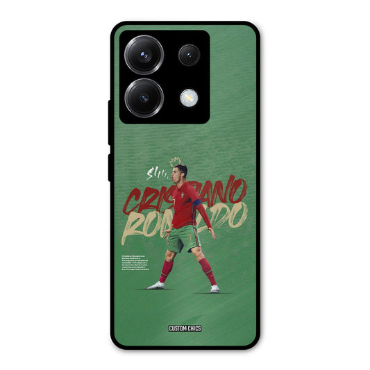 Green CR7 Star Poco X6 Mobile Back Cover - Sports PrintShield Case
