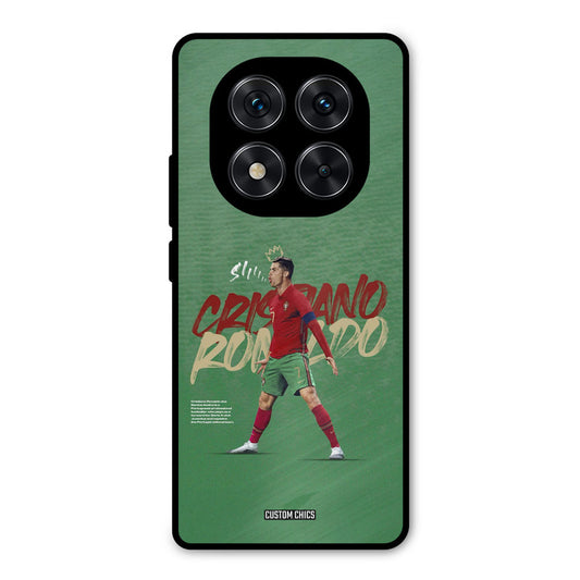 Green CR7 Star Redmi Note 14 Pro Mobile Back Cover - Sports PrintShield Case